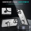 Wireless Charger Magnetic Protective Ring Holder Phone Case for IPhone 16E 16 15 13 12 Pro Max 14 Plus 11 XR Kickstand Cover