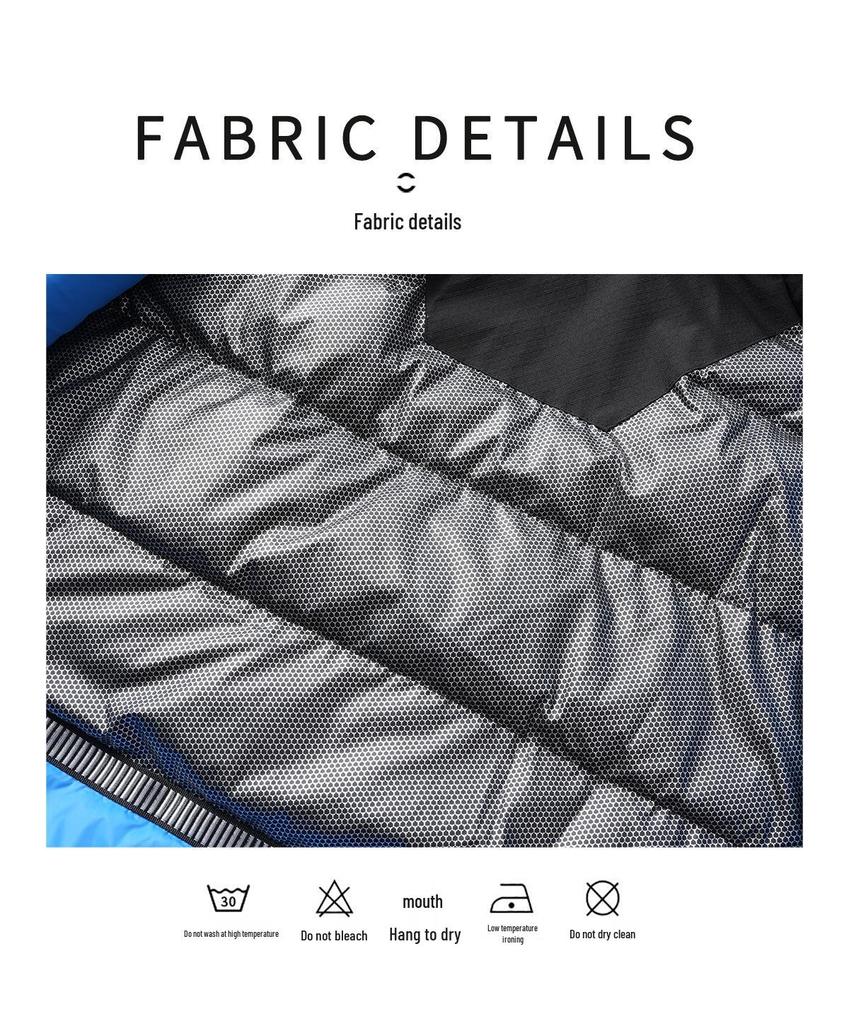 Men's Trendy Thickened Hooded Down Jacket, Winter 2025 Collection, Plus Size Workwear Outerwear