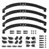 Front Rear Suspension Steel Leaf Spring Lifting Lug Set for 1/14 Tamiya RC Tractor Trailer Truck Model Car Upgrade Parts