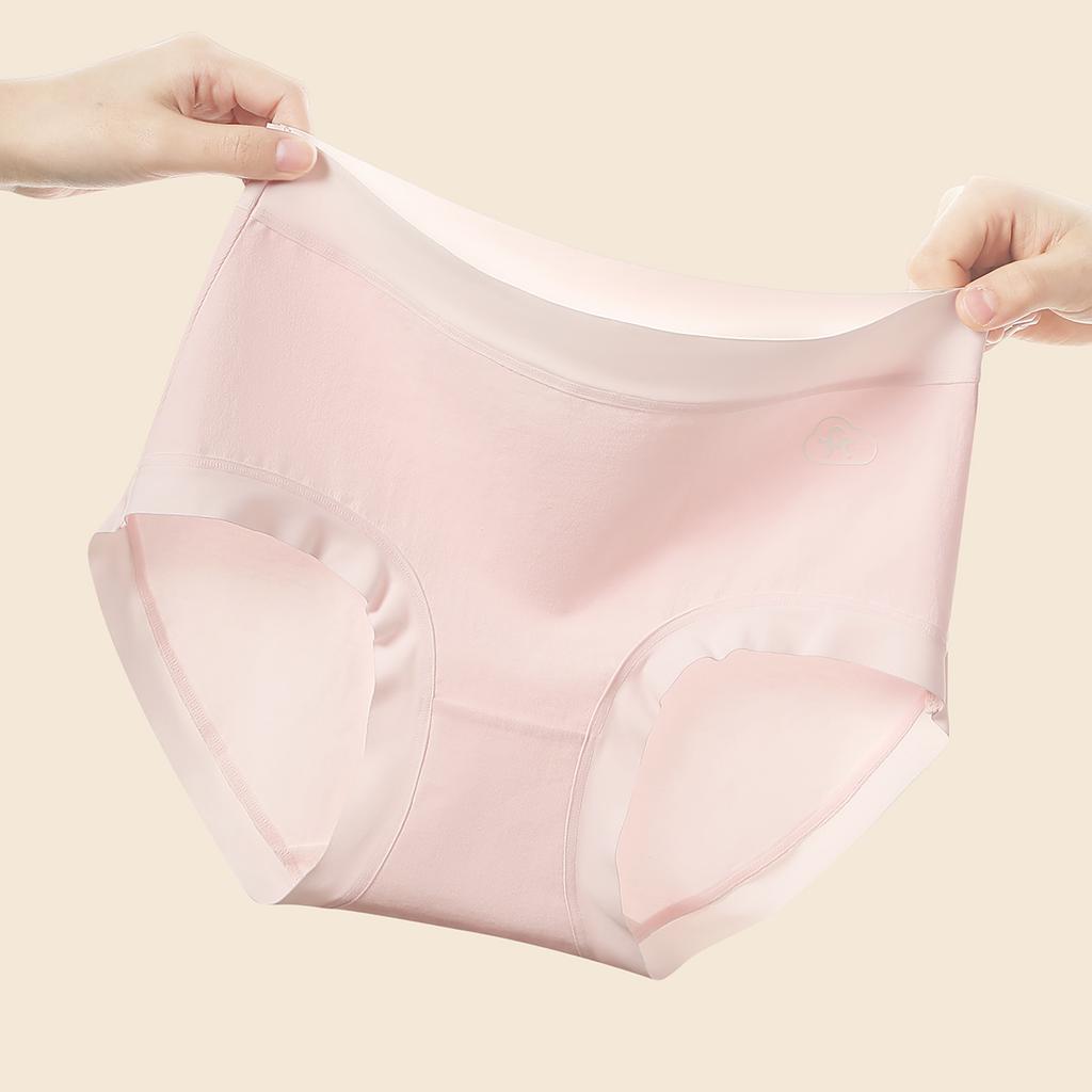 Fenteng Women's High-Waist Cloud Cotton Underwear (5-Pack)