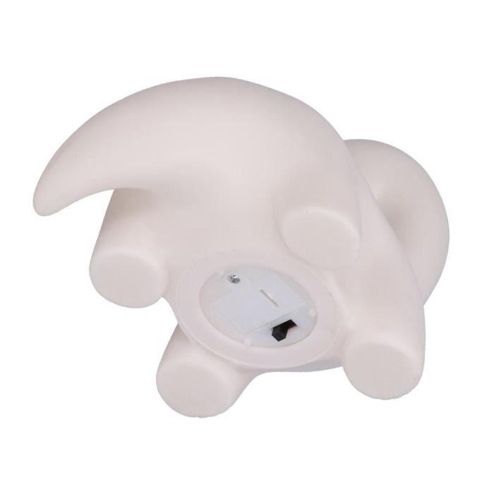 Lampe de nuit en silicone Veilleuse à LED Dinosaure à Long Cou Veilleuses en Silicone Lampe de Nuit Décoration de Chambre pour