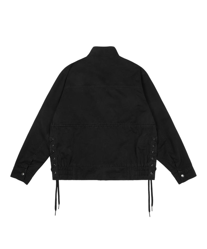 Aakam Nova Drawstring Field Jacket (Black)