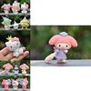 6pcs Sanrio Hellokitty Kuromi Littletwinstars Figures For Cake Decorations