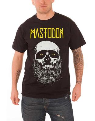 Mastodon Mens T Shirt Black Admat Bearded Skull Band Logo Official