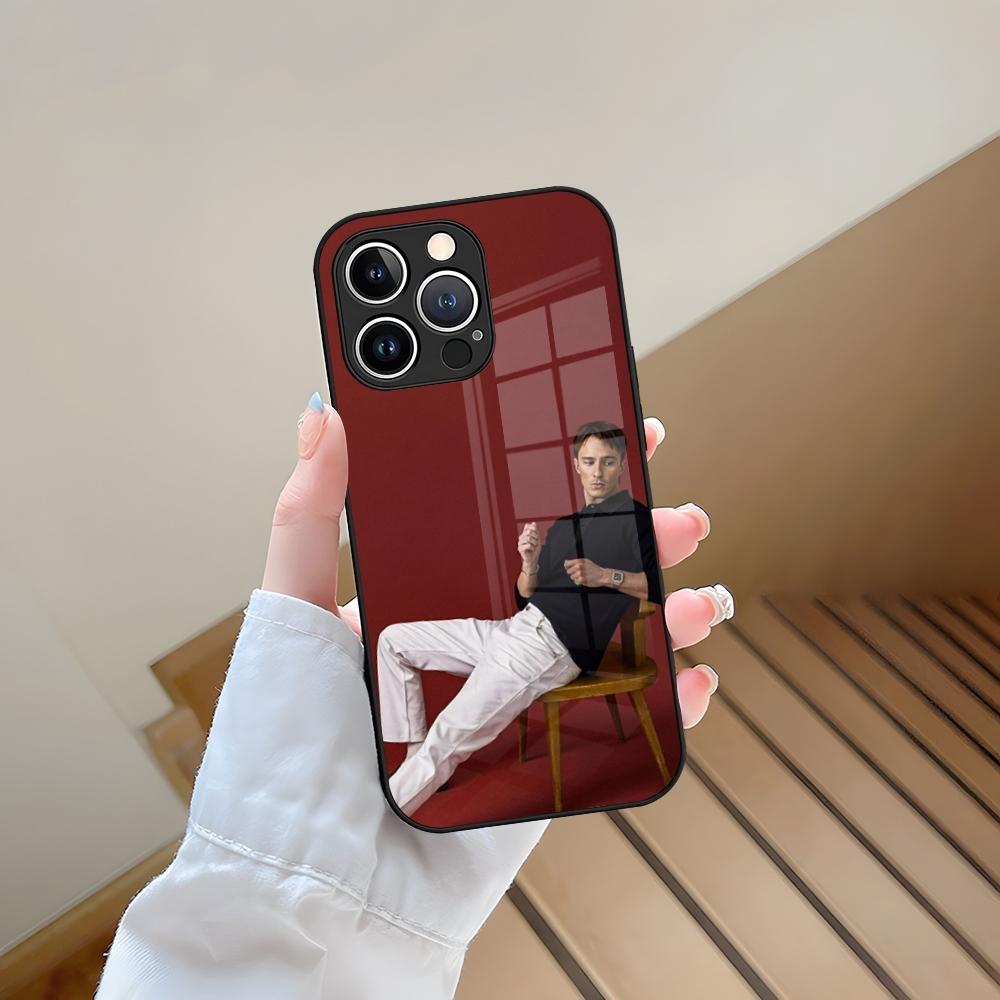 Drew Starkey Actor Phone Case Tempered Glass For IPhone 13 17 15 16 14 12 11 Pro Max Plus Mini XR XS SE2020 Coque