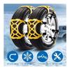 Rockykey 6 Pieces of Tire Chains, Non-metallic Car Tire Chains, Snow Chains, Car Chains, Easy to Install, No Jacking Required, Compatible with