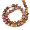 Retro Red Agate Stone Beads Loose Round Beads for Jewelry Making Fashion Accessories DIY 4-12mm