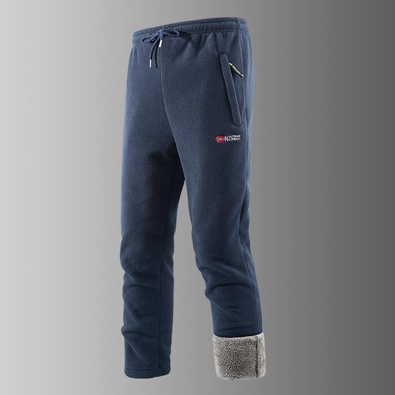 Herren Herbst Winter Norwegische Fleecehose Outdoor Samt Verdickt Warm Bequem Modehose Guter Soldat