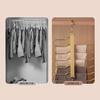 6 Tier Trouser Hangers Space Saving Foldable Holder Multi Organiser Rack Non-Slip Wardrobe Storage with Hooks for Pant Towels