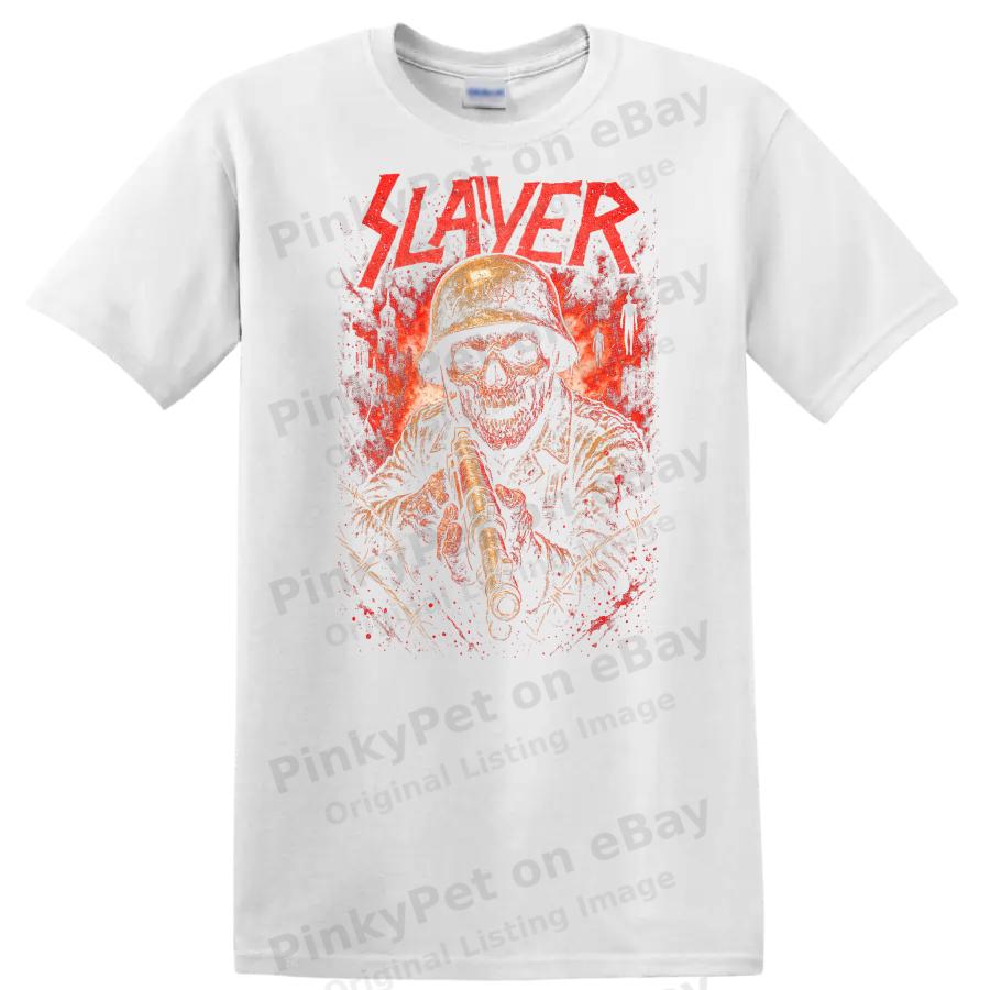 Skull Soldier T Shirt Retro Rock Heavy Metal Art Graphic Tee