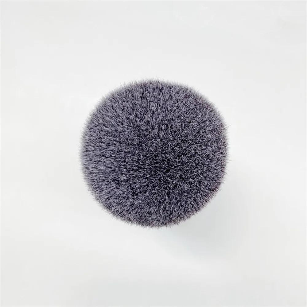 Retractable Kabuki Brush Dense Synthetic Hair Short Travel-Sized Foundation Powder Contour Makeup Brush Cosmetic Tools