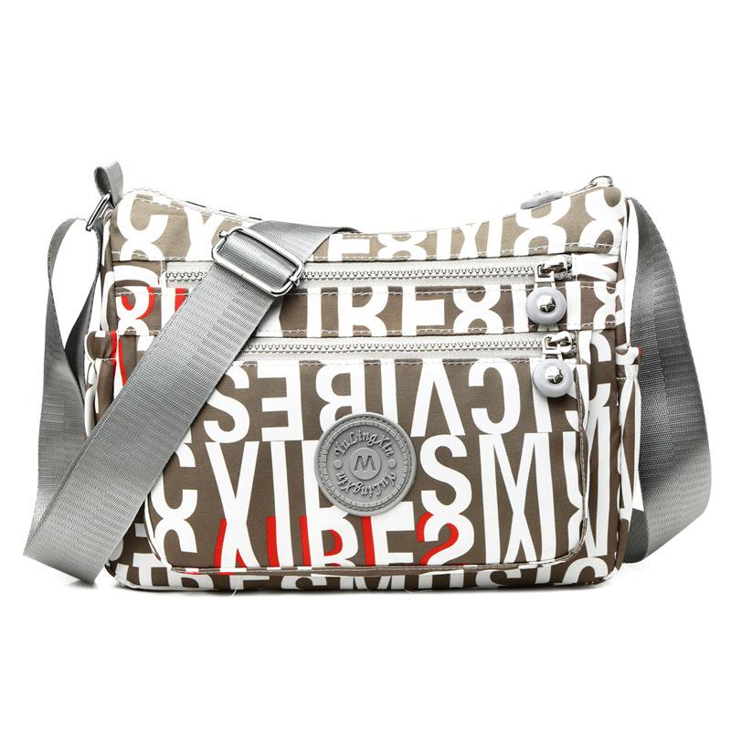 Материнская сумка большой емкости из ткани Оксфорд модная простая сумка через плечо маленькая квадратная сумка через плечо 1970₽