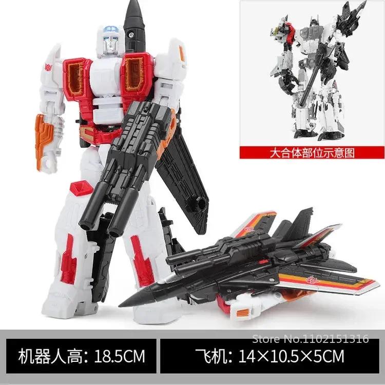 HZX Cool G1 Superion Robot Aircraft IDW 5in1 Devastator Bruticus Action Figure Toys Combiner Transformation Deformation Present