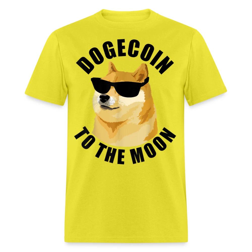 Футболка Dogecoin To the Moon Собака HODL Ракета Крипто Мем Футболка Размеры S-6XL XXXL
