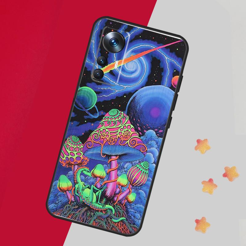Weird Trippy Mushroom Case For Xiaomi 15 14 13 Ultra 11T 12T 13T 14T Pro Cover For POCO X7 X6 X3 X5 F5 F6 F7 Pro