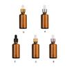 1PC Amber Dropper Bottle Leakproof Essential Oils Bottle for Storage Travel