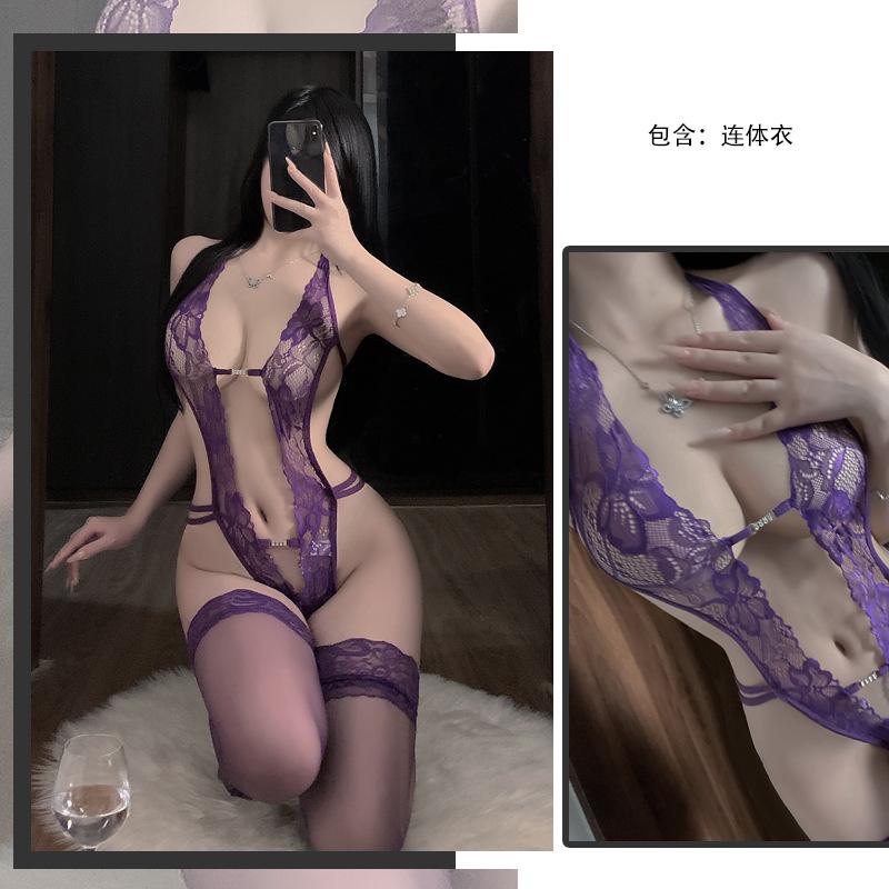 Pure desire sexy neck lace underwear perspective free erotic onesie hot temptation erotic underwear