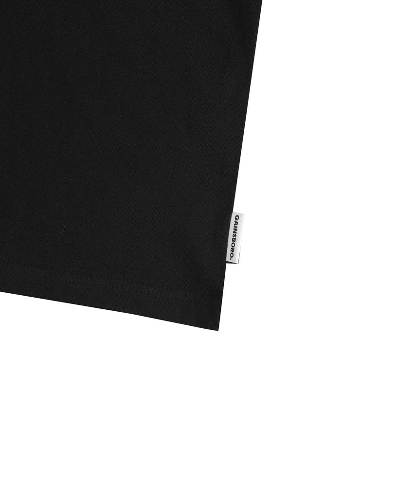 GAINSBORO 3D Star Logo T-Shirt_Black/Silver