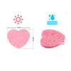 20Pcs Heart Shaped Compressed Facial Sponges Cute Reusable Face Washing Sponges