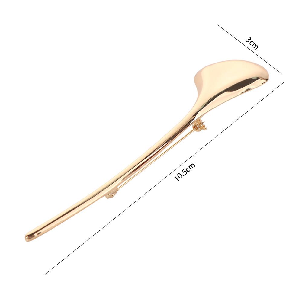 Vintage Ginkgo Leaf Brooch Corsage Ornament Metal Glossy Brooch  Western-style Clothes