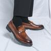 Patent  Formal Leather Shoes for Men Man Classic Coiffeur Italian Loafers Men Party Shoes Wedding Dress Shoes Large Size 38-46