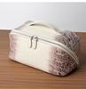Versatile Crocodile Print Cosmetic Organizer Women Zipper Makeup Bag for Daily & Travel