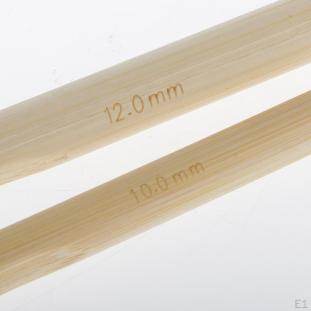 Große Holz-Häkelnadel, Strick- und Webwerkzeug, 10 mm, 12 mm