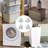 4Pcs Appliance Rollers Self Adhesive Casters Wheel Sticky Swivels Pulley Universals Wheel Small Appliance Slider