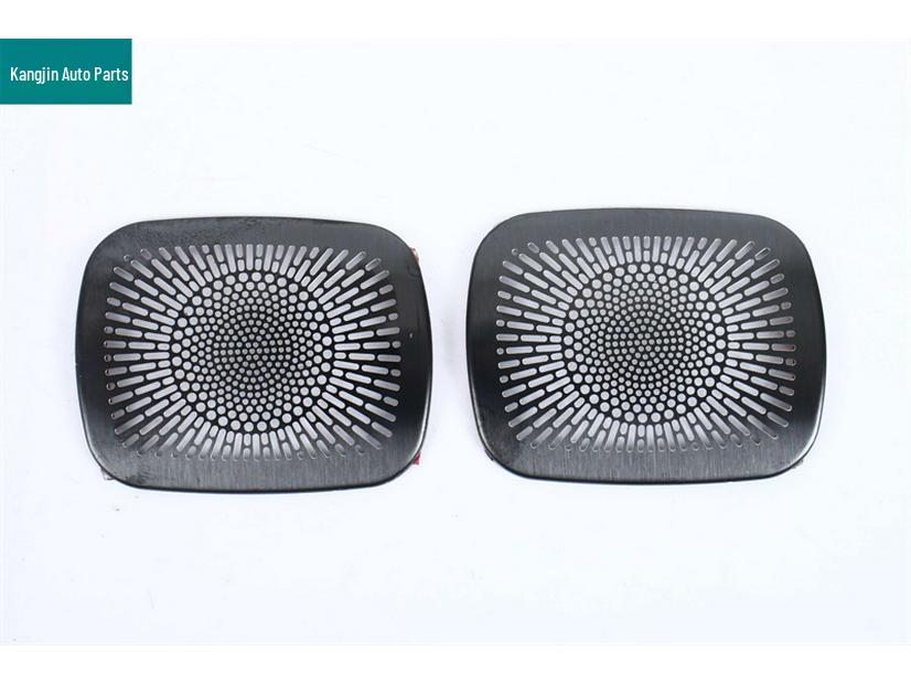 Black Titanium Dustproof Speaker Cover for Front Pillar Air Vent - Deep Blue 25 Model S05 Stainless Steel Interior Modification