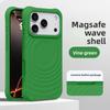 Capa Líquida de Silicone Magnética, Ondulada, para iPhone 17, Cobertura Total com Toque de Pele, Capa Protetora para Apple 16 Pro Max