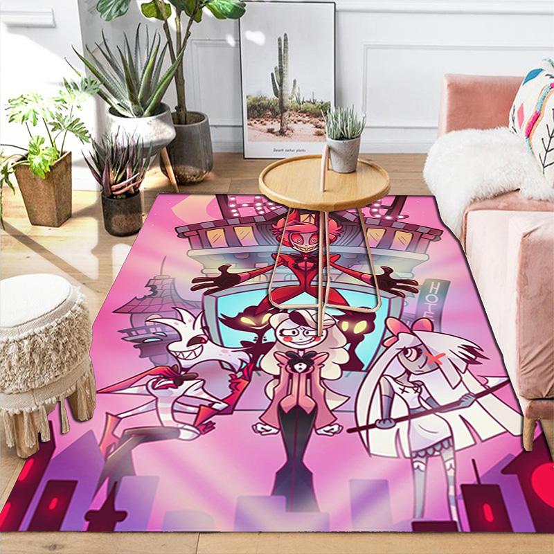 Hazbin Hotel Rug Floor Mat for Living Room or Bedroom Soft and Comfortable Carpet a Gift for Birthday and Holiday.SFF0917340