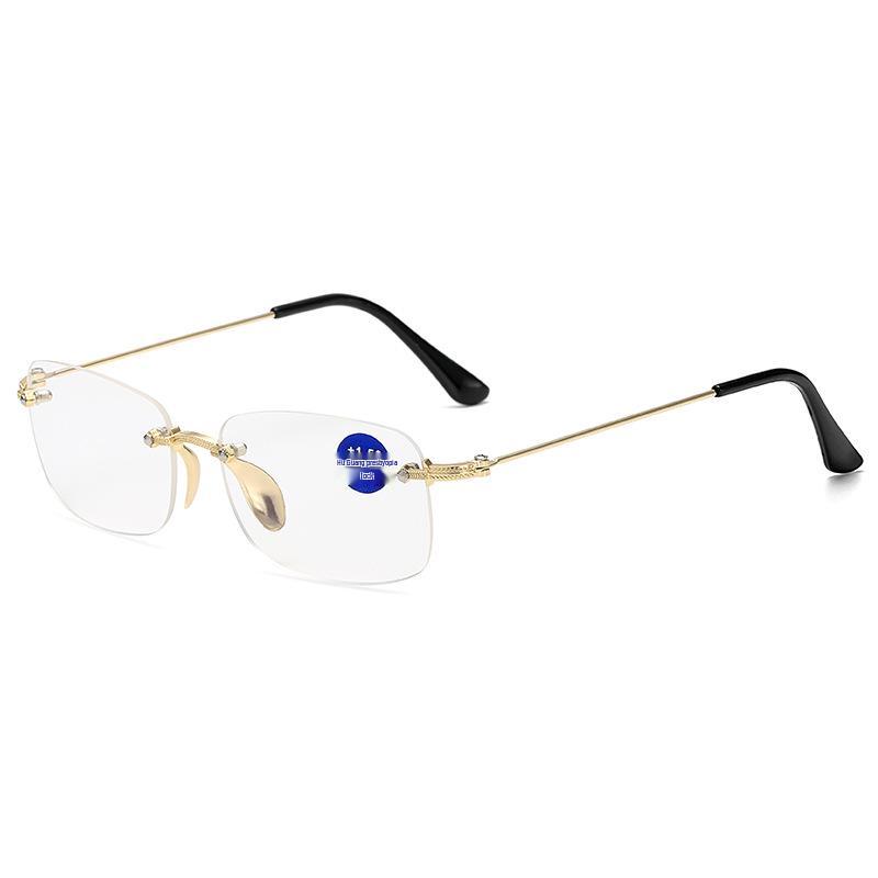 Randlose Bifokalbrillen für Männer & Frauen: Blaulichtfilternd, Ermüdungshemmend, Modisch, Bequem und Elegant für Altersweitsichtigkeit.