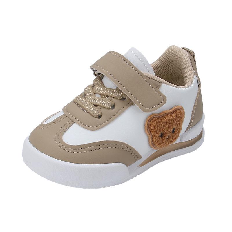 2026 Unisex Children's White Soft Sole Running Shoes - Spring & Autumn Casual Sneakers for Medium and Large Kids