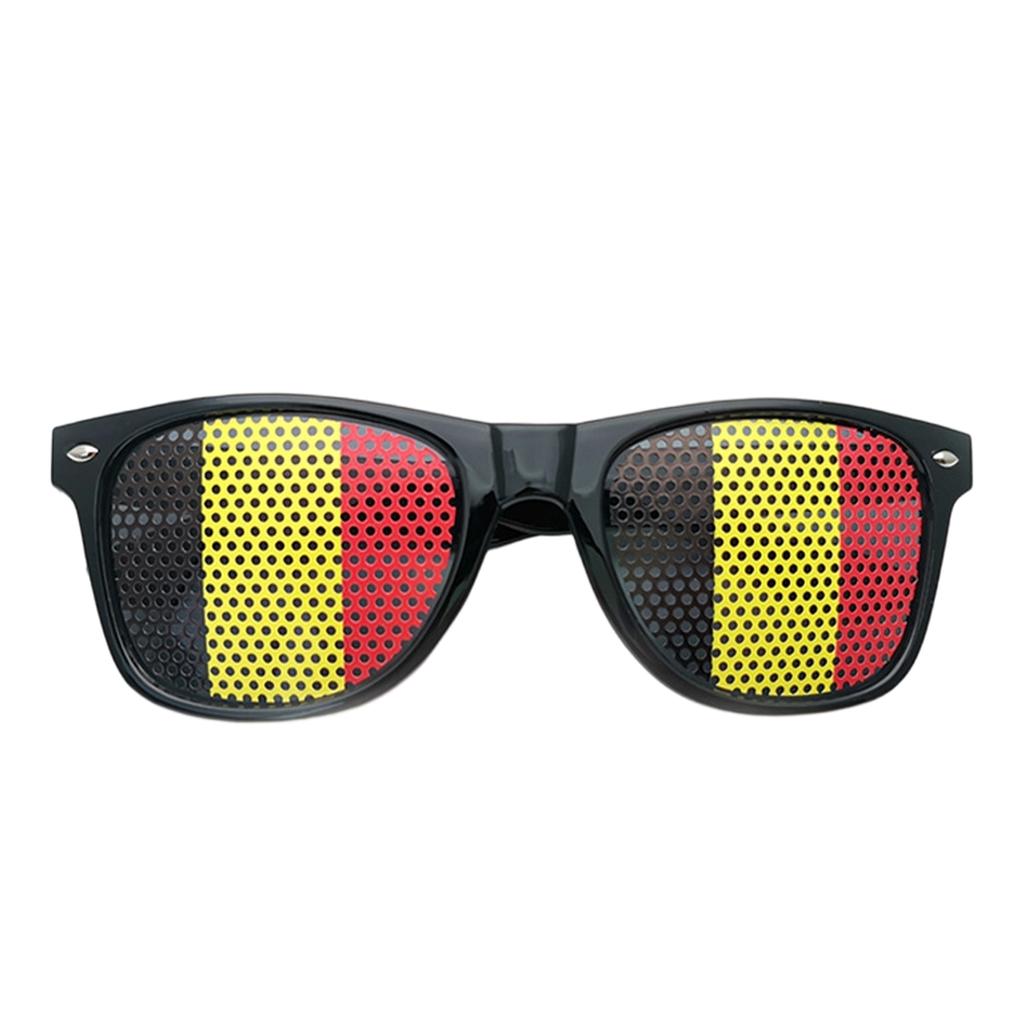 Multicolored Flag Sticker Sunglasses