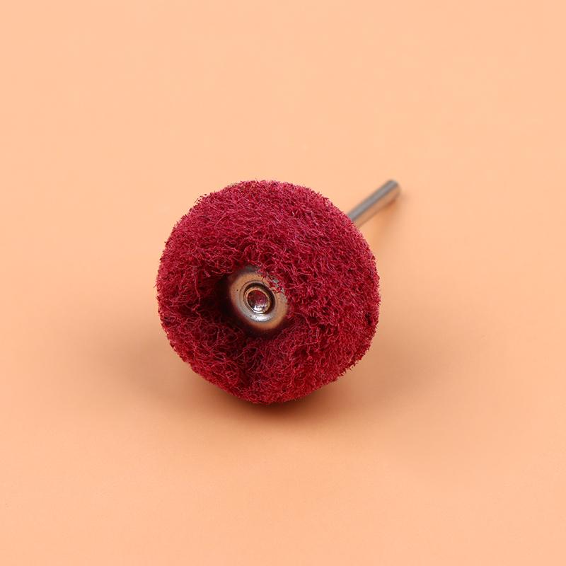 10Pcs Mini Drill Abrasive Brush Fiber Scouring Wheel Pad Cleaning Polishing Sanding Head Electric Grinder Brushes Rotary Tools