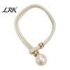 Faux Pearl Curtain Tieback 1Pc Tieback, Woven Rope Adjustable Holder, Stylish Windproof Ties Bead End Draperies Holder for Living Room Bedroom