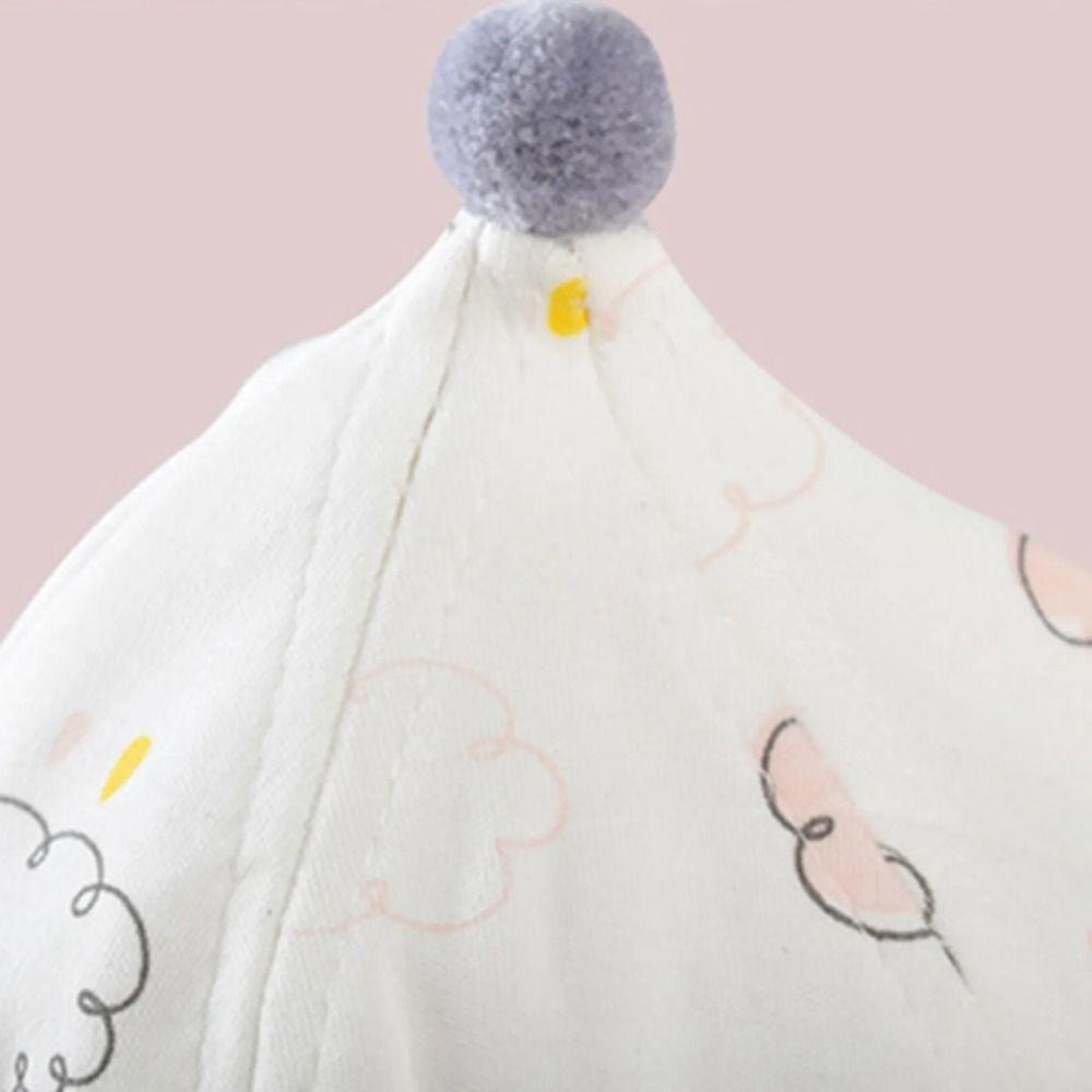 Anti-Droplet Newborn Protective Hat Breathable Fabric Kids Face Mask Hat  Spring Season