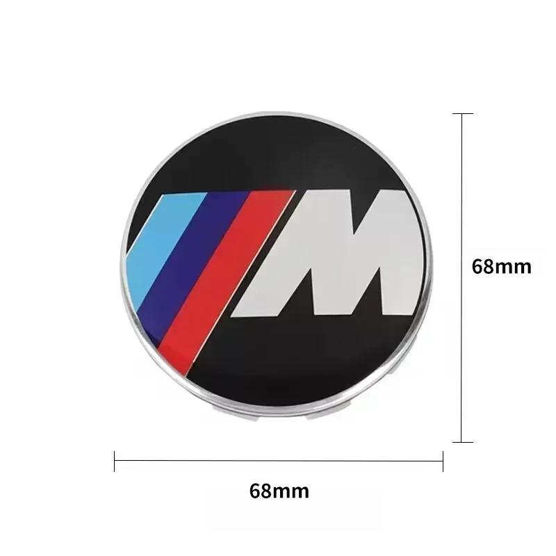 56/68mm Autopoklice pro BMW řady 1 3 5 7 M M3 M5 M6 F01 F20 F10 X5 E36 Poklička středového krytu kola auta Dekorativní příslušenství