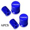 4pcs Car Wheel Tire Valve Caps Tyre Stem Covers Airdust Waterproof Accessories For CHERY TIGGO 3 4 5 7 PRO 8 Car NN2