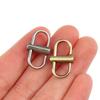 2X Adjustable Metal Buckle Clip Handbag Chain Strap Length Shorten Bag Accessory