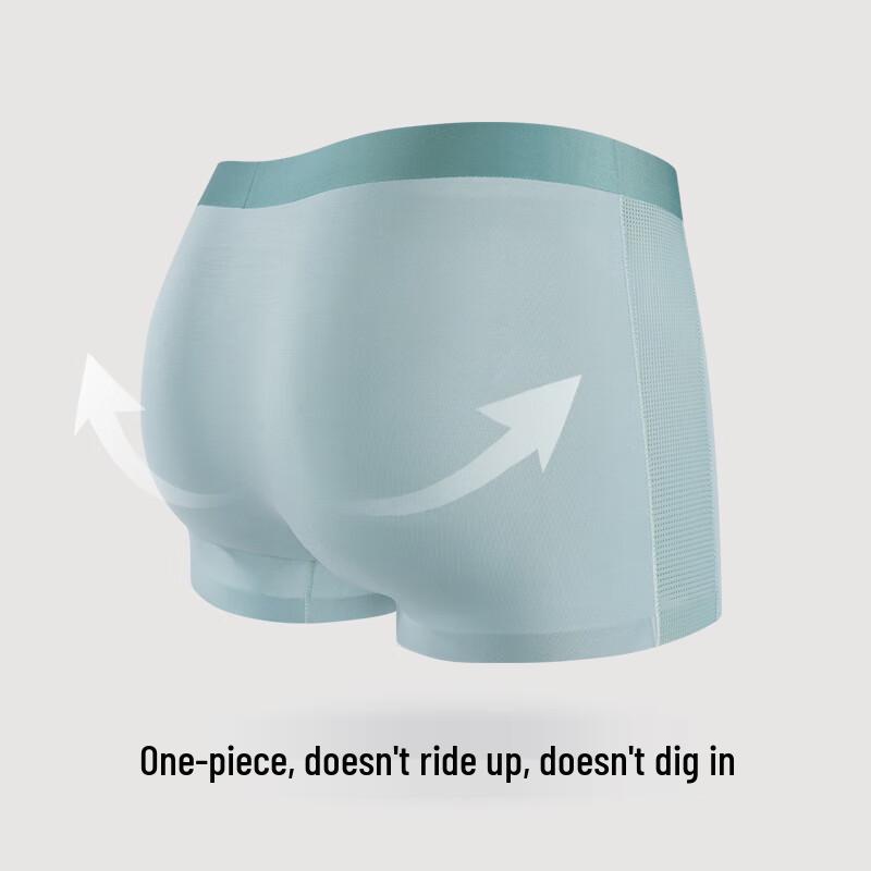 Men's Modal Ice Silk Boxer Briefs 3-Pack