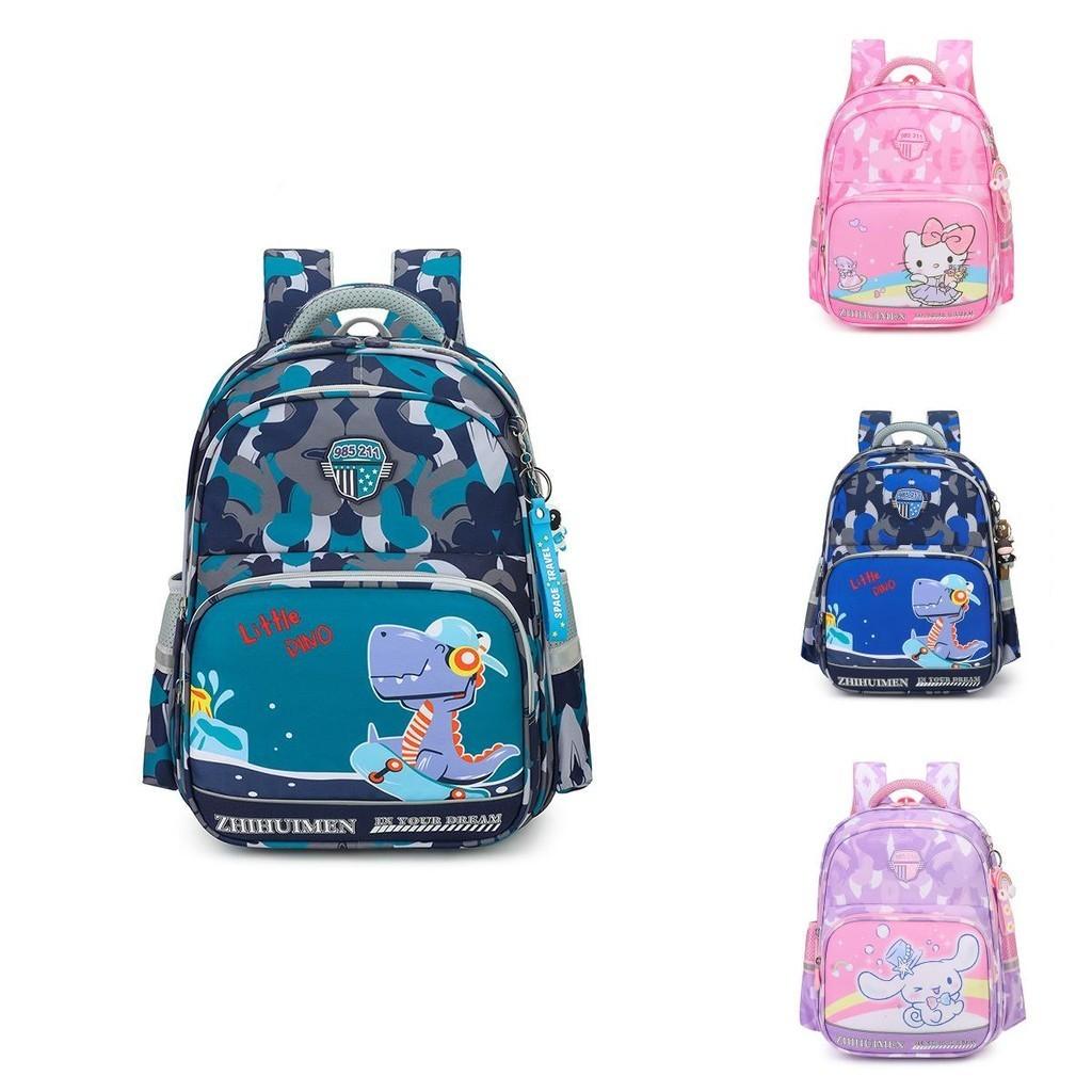 Lightweight Oxford Cloth School Bag For Boys And Girls With Cute Cartoon Design