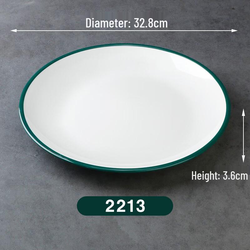 Commercial Melamine Round Dinner Plates