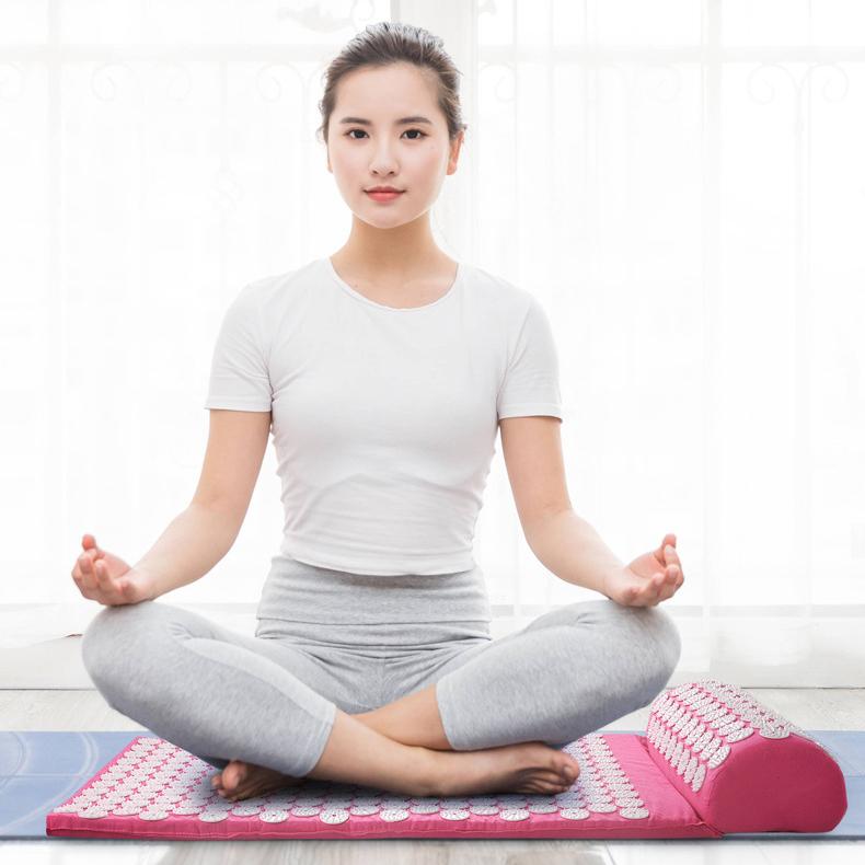 Körper-Kopf-Fuß-Nacken-Massagekissen-Matten-Set, Akupressur, lindert Stress und Schmerzen