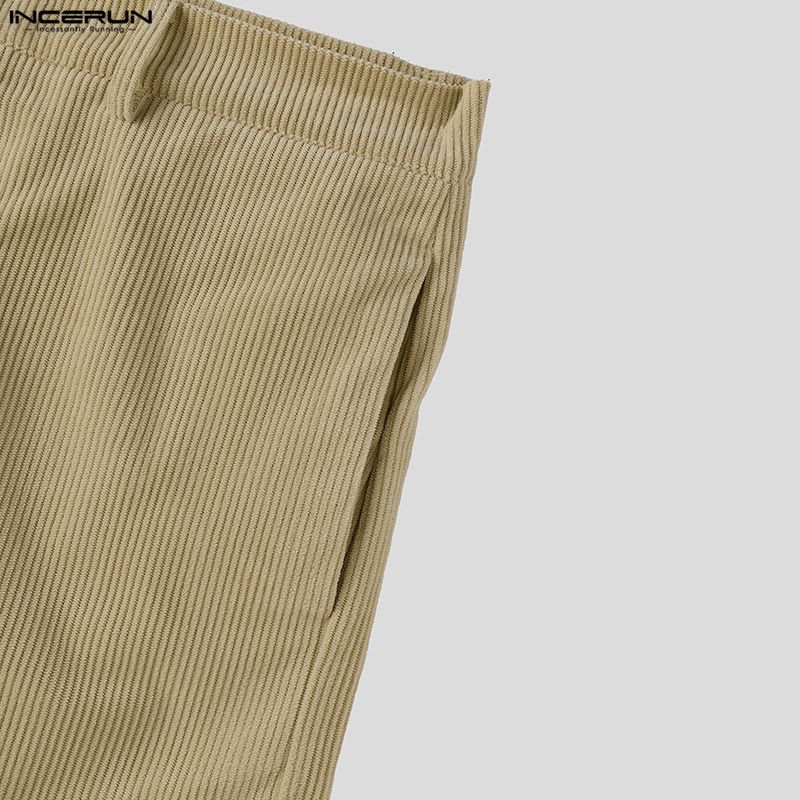 INCERUN Herren Reißverschluss Taille Textur Hausparty Clubwear Shorts Eng anliegende Minihose