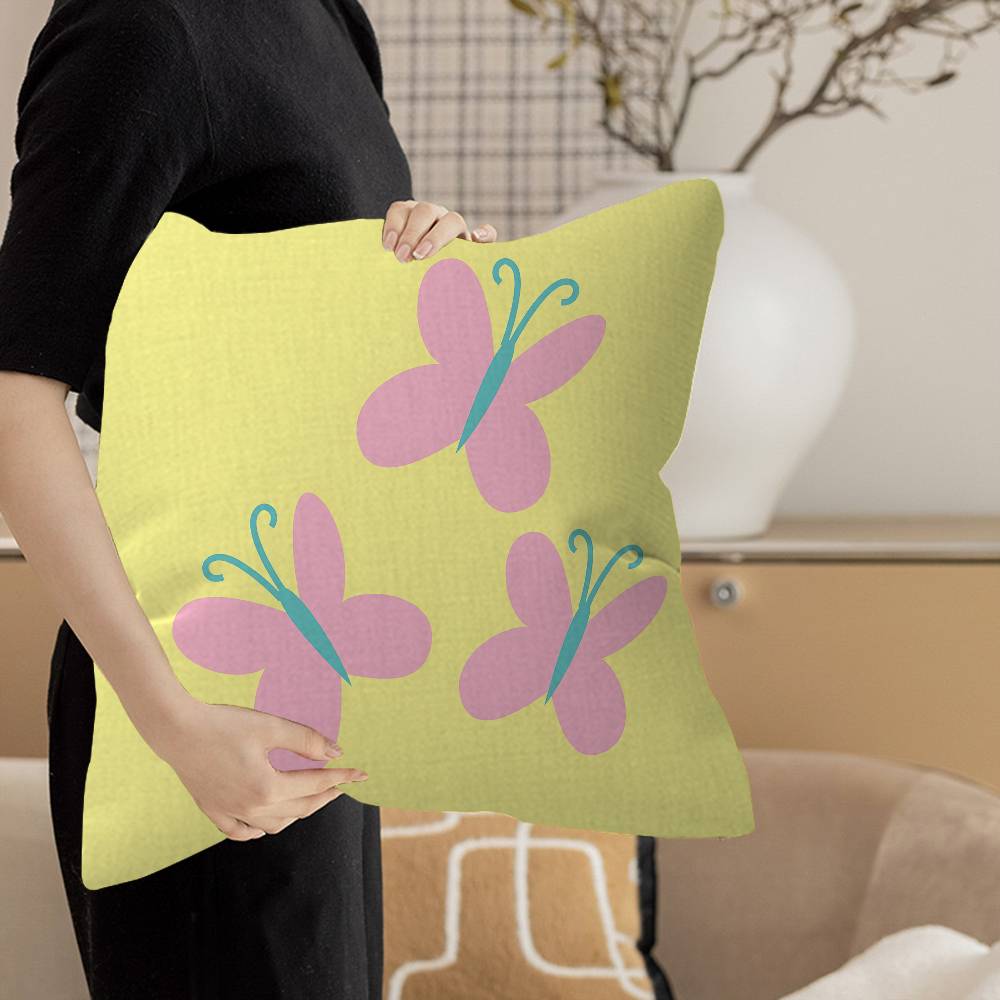 M-My-L-Little-P-Pony Pillow Cover for Bedroom Room and Living Room Sofa Decorative Cushion Cover