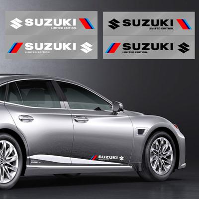 2 szt. Naklejki dekoracyjne na karoserię samochodu Naklejki sportowe personalizowane na drzwi Dla Jimny GW250 Samurai Vitara Swift Baleno SX4 Ignis Alto Splash Swace