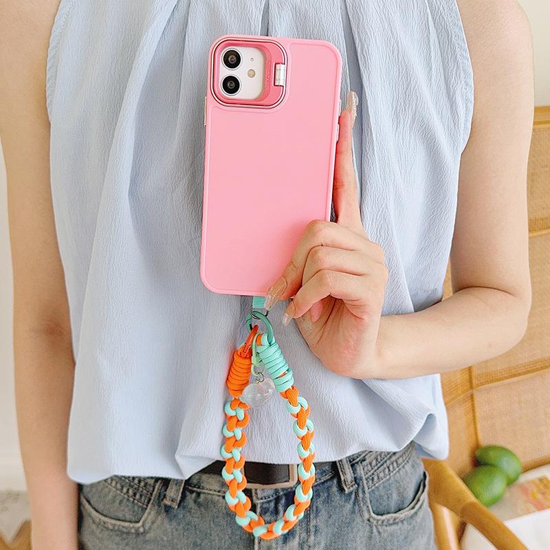 New Handwoven Universal Lanyard Mobile Phone Universal Lanyard Wrist Strap Short Rope Hand Strap Hand Rope Decorative Pendant