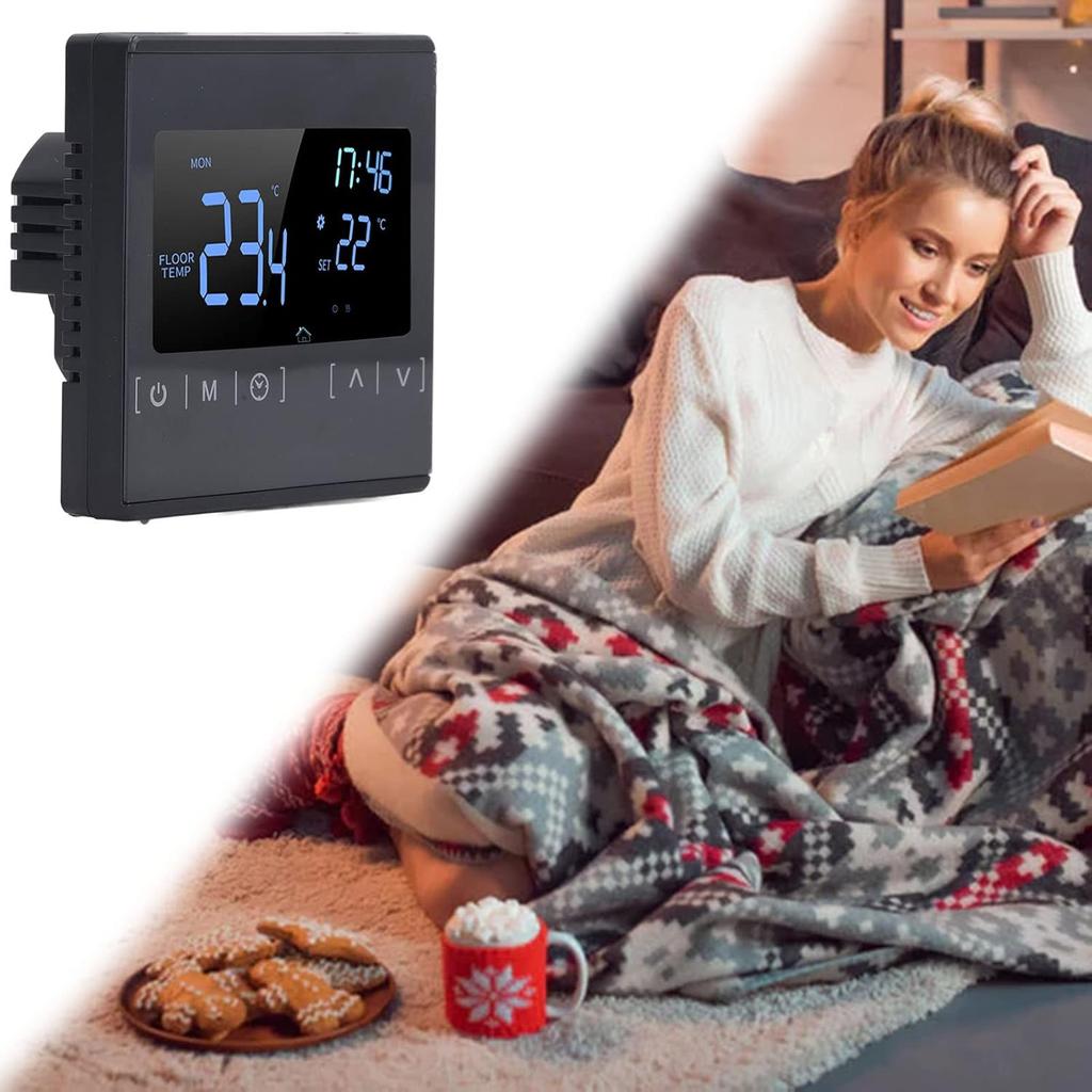 Programmable Smart Home Thermostat Digital Thermostat Intelligent Temperature Controller AC85V to 250V