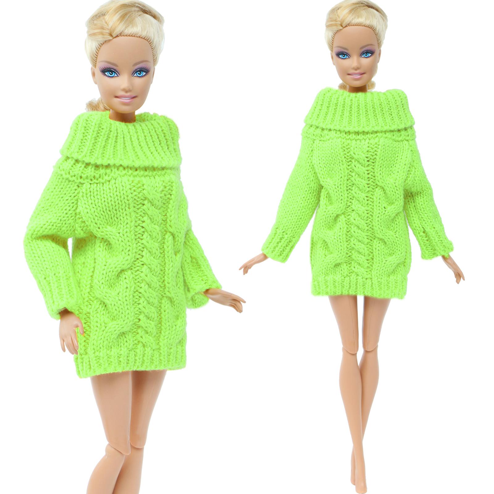 

Вязаный свитер для куклы 30 см для куклы Блайз Зимняя одежда ручной работы для 11,5-дюймовой игрушки для девочки(НЕТ КУКЛ)